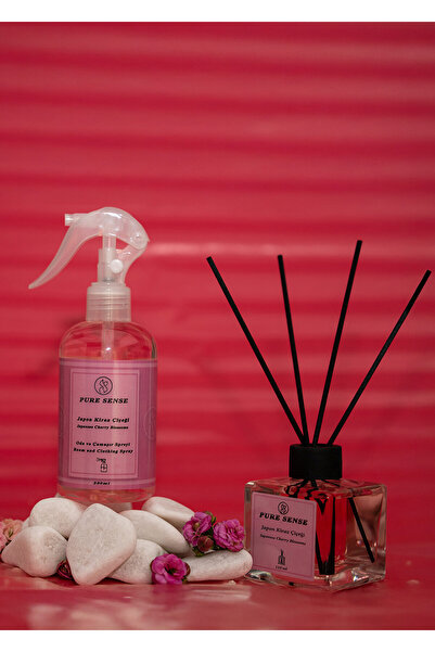 Puresense Japon kiraz çiçekleri 2'li Oda Kokusu Seti-çubuklu oda kokusu 110 m...