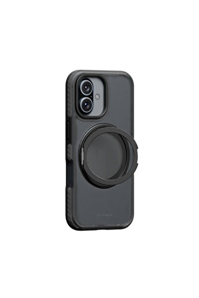 HYPHEN حافظة AXEL MagSafe المقاومة للصدمات مع حامل حلقي دوار - iPhone 16 Plus