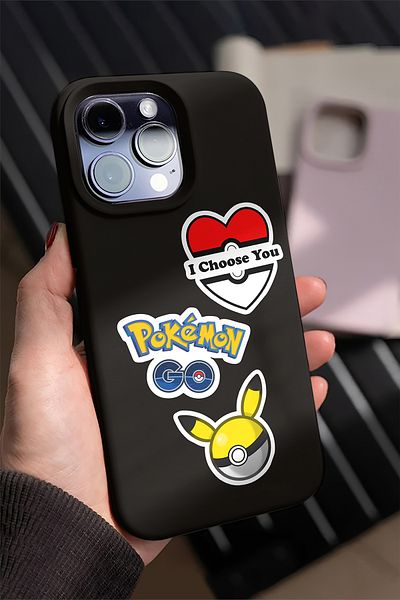 AR Sticker مجموعة من 12 ملصقًا للكمبيوتر المحمول والكمبيوتر المحمول تحت عنوان اللعبة