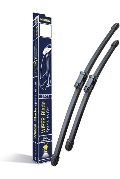 Niken Fiat Linea - Grande Punto 2005+ Özel Silecek Takımı, 2 Parça, Siyah