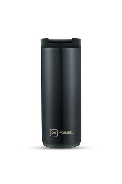 Hydrobrew Double Wall Insulated Tumbler Water Bottle - Black, 500ml