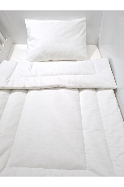 Yada Baby %100 Pamuklu Kumaştan Poplin Bebek & Yenidoğan & Çocuk Yorgan Yastı...