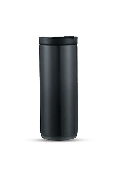 Hydrobrew Double Wall Insulated Tumbler Water Bottle - Black, 500ml