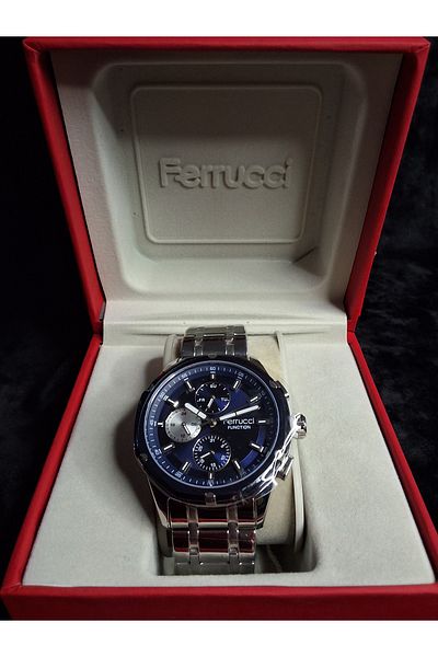 Ferrucci Original Steel Men's Wristwatch with Ferrucci Active Function