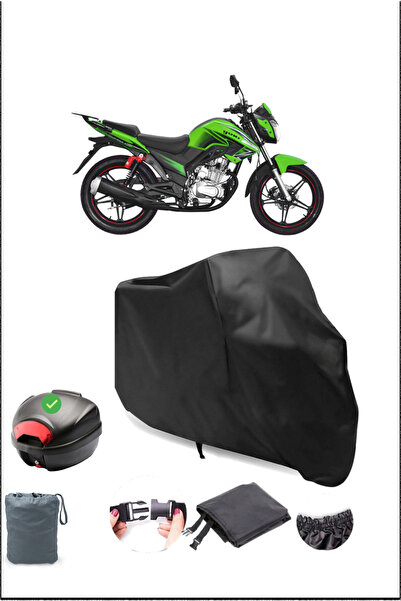 Breen Black Yuki Drag 170 Rear Bag Compatible Waterproof Motorcycle Cover