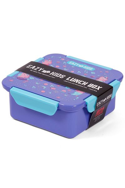 Eazy Kids Lunch Box, Mermaid - Purple, 650ml