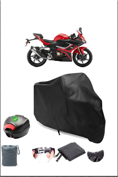 Breen SİYAH RKS SRK125-R ARKA ÇANTA KİLİT UYUMLU SU GEÇİRMEZ BRANDA (MOTOSİKLET)