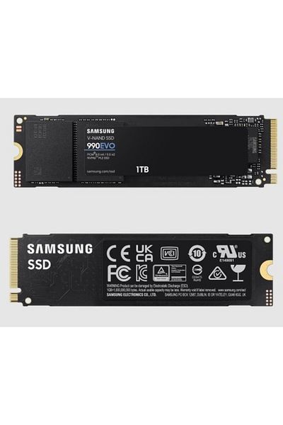 Samsung 990 Evo 1Tb Mz-V9E1T0Fw 5000Mb-4200Mb Pcie 4.0 X4 Nvme 2.0 M.2 Ssd