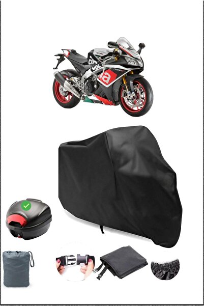 Breen Black Aprilia Rsv4 Rf Rear Bag Compatible Waterproof Motorcycle Cover