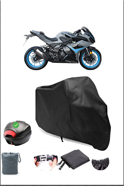 Breen Black Yuki Taro Gp1 Rear Case Compatible Waterproof Motorcycle Cover