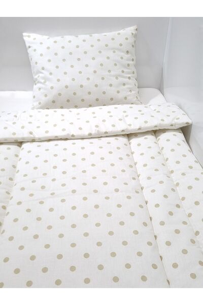 Yada Baby طقم وسادة لحاف بوبلين قطن 100% مقاس 70x120 سم - طقم للأطفال حديثي ا...