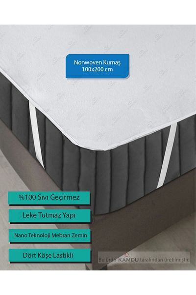 Kamdu Single Nonwoven Mattress Protector - Patient and Child Mattresses, Liquid Proof