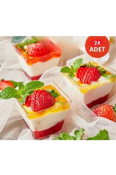 Genel Markalar Ramel store Sunum Kasesi 24 Adet Magnolya Dondurma Puding Tatl...