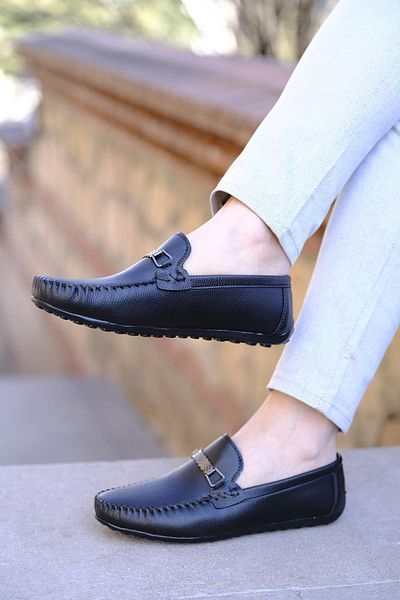 Oksit Hty 921 Belt Buckle Detailed Men's Loafer