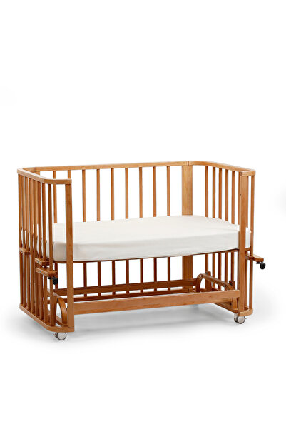 EGEBABY Ege Baby Ahşap 4in1 Beşik + Junior Anne Yanı Karyola Oyun Parkı  Mont...