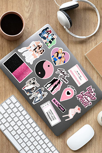 AR Sticker مجموعة ملصقات الكمبيوتر المحمول والكمبيوتر المحمول BlackPink K-Pop 1