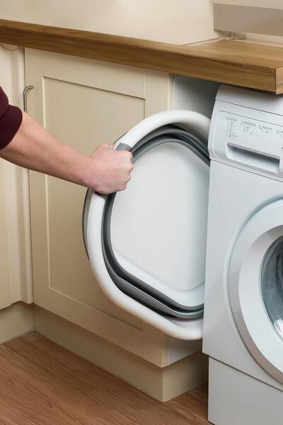 Depa Foldable Silicone Laundry Basket & Accordion Folding Basket 27 Lt