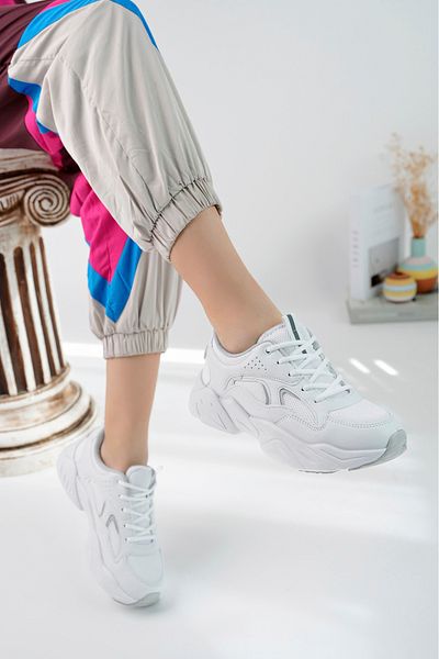 McDark White Silver Women's Sneakers - Ultra Light Sole