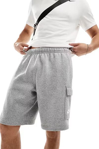 Nike Αθλητικά ρούχα Clup Cargo Short Ανδρικό γκρι αθλητικό σορτς