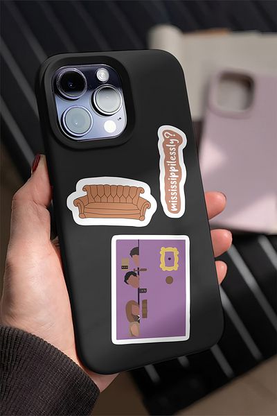 AR Sticker Set de autocolante pentru laptop, notebook, tabletă, model Friends 16