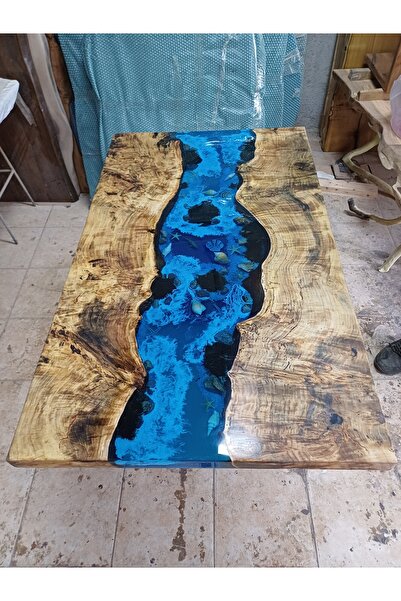 oliveforestwood Ahşap Masa (Mazel-Epoksi)