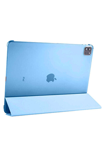 Ahlttiba Apple iPad Pro 12.9 2021 (5.Nesil) için uyumlu kılıf Smart Cover Sta...
