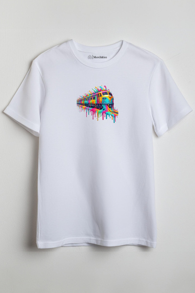 Merch&ice Šareni voz Štampano unisex T-shirt