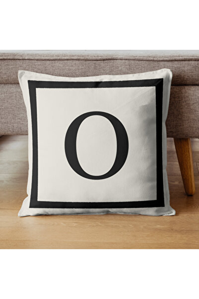 PerdeYap1980 Husa de perna cu litera O - Husa de perna decorativa cadou 43x43...