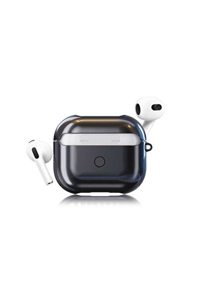 Tabby Serisi Apple Airpods 3.Nesil Siyah Airpods Kılıf