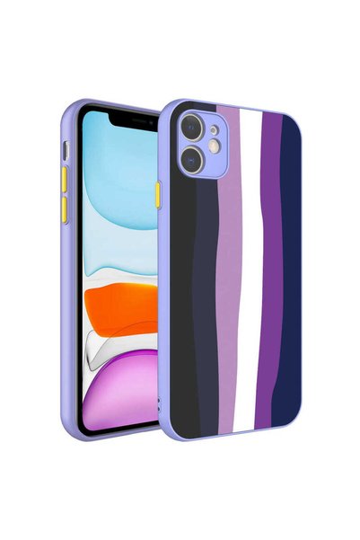 Ahlttiba غطاء X-Cam متوافق مع حافظة Apple iPhone 11 الملونة المقاومة للكسر مع...