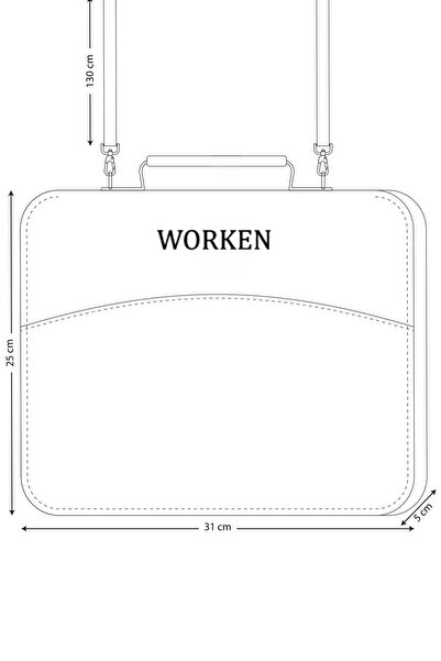 worken منظم مقاس 11 بوصة - حافظة كمبيوتر لوحي، مقاومة للصدمات، جلد نباتي قديم، لون أسمر خريفي