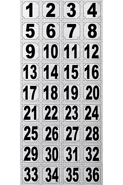METAL CABINET NUMBER TABLE NUMBER APARTMENT DOOR NUMBER SHEET METAL 1 TO 36