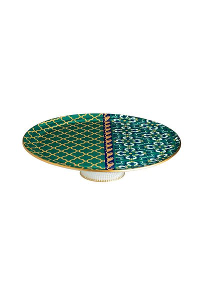 HIC Glass cake dish with base size 32 cm