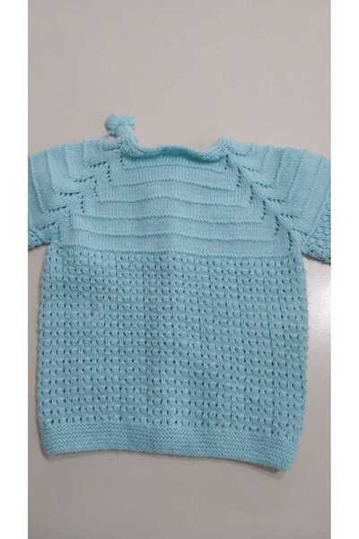 Papatyam El Örgüsü Şiş İşi Bebek Hırkası El İşi Bebek Çocuk Örgü Hırka/