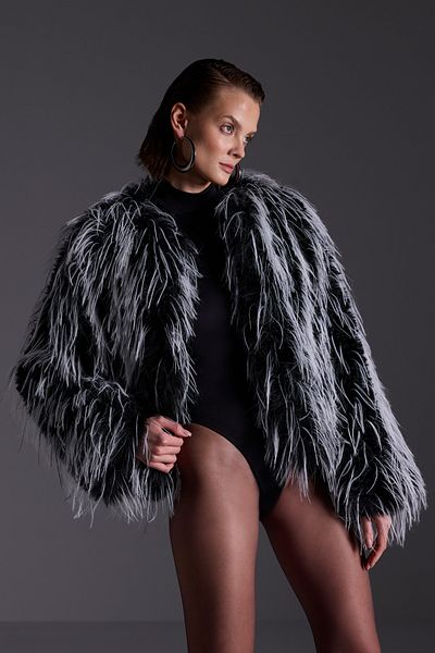 Açelya Okcu Premium Venus Faux Fur Women's Coat
