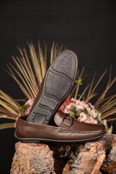 Pierre Cardin Мъжки ежедневни обувки от естествена кожа, мокасини, специална серия, предлагащи едновременно издръжливост и елегантност