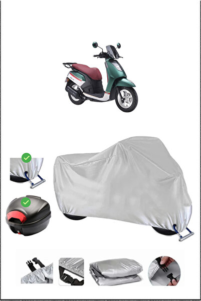 Breen Arora Gemma125 Backpack Lock Compatible Waterproof Motorcycle Canvas-Gray