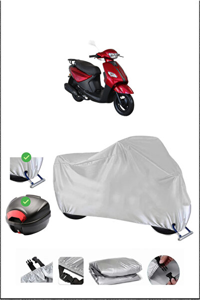 Breen Apec Ps3 Backpack Lock Compatible Waterproof Motorcycle Tarpaulin-Gray
