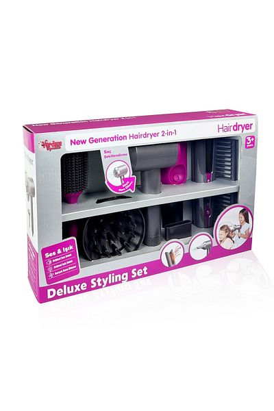 Playaks Luxury 2 in 1 Hair Care Set - Gift Toy with Sound and Light