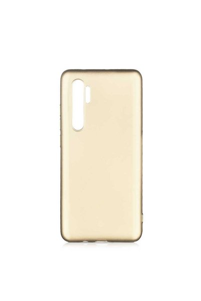 Techaks جراب Mi Note 10 Lite غطاء سيليكون Zore Premier - ذهبي