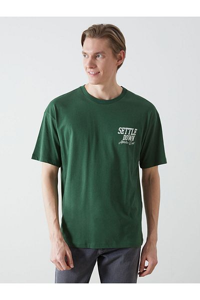 LC Waikiki Νέα σεζόν Crew Neck κοντομάνικο μπλουζάκι για άνδρες S5K342Z8