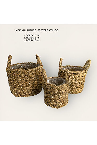 Cherry Collection saksı dekoratif çok amaçlı sepet bahçe düzenleyici dekorati...