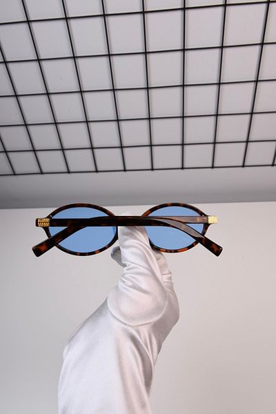 LOOKUP Uv400 Protection Oval Glasses - Optical Compatible, Glass Changeable + Case+ Cloth Gift