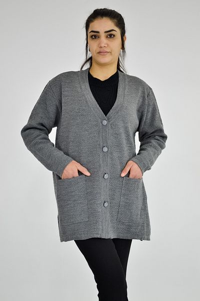 Tuğra V-Neck Short Knitwear Cardigan
