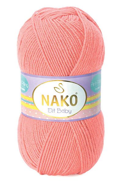 NAKO Elit Baby / Open Coral / 11452 / Pack of 5