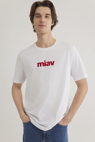 Mavi M067153-622 Tricou cu imprimeu Miav pentru bărbați