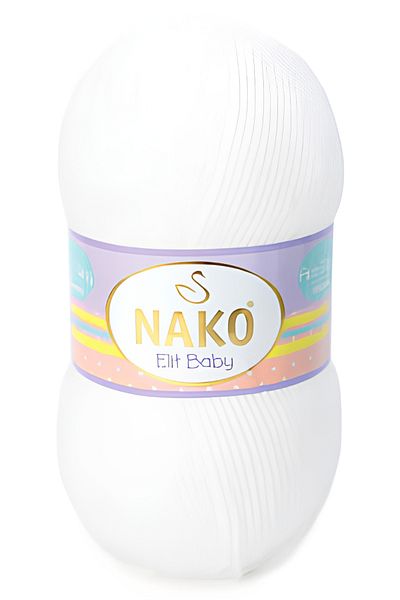 NAKO Elit Baby / Λευκό / 208 / Συσκευασία 5