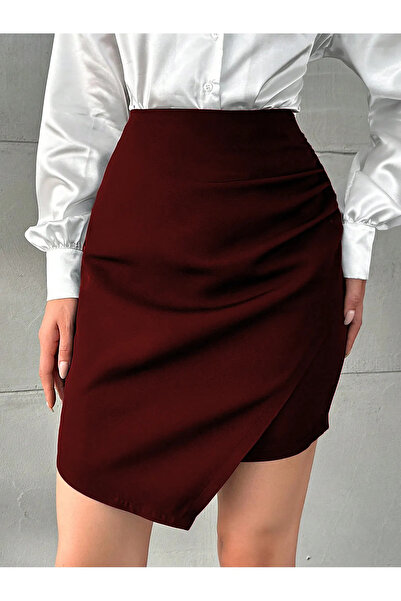 Fibula Mini büzgü detaylı anvelop esimetrik esnek etek