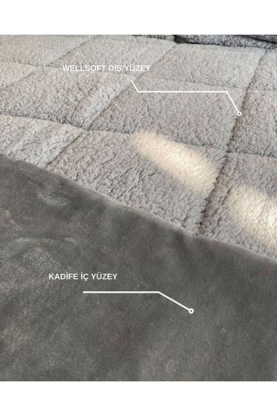 sutra Plush Double Comforter Quilt Set