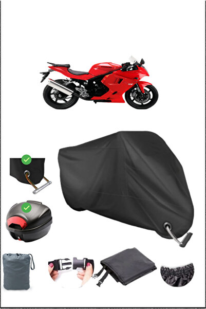 Breen BLACK KANUNI GT 250 R REAR BAG LOCK COMPATIBLE WATERPROOF TARPAULIN (MO...